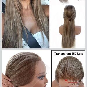 Natural Brown Lace Front Wig